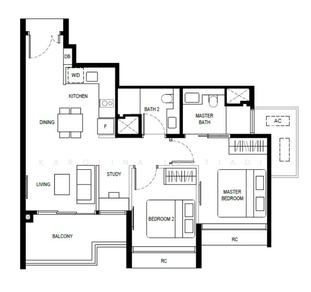 Kassia Condominium For Sale at S$ 1,557,000 | PropertyGuru Singapore