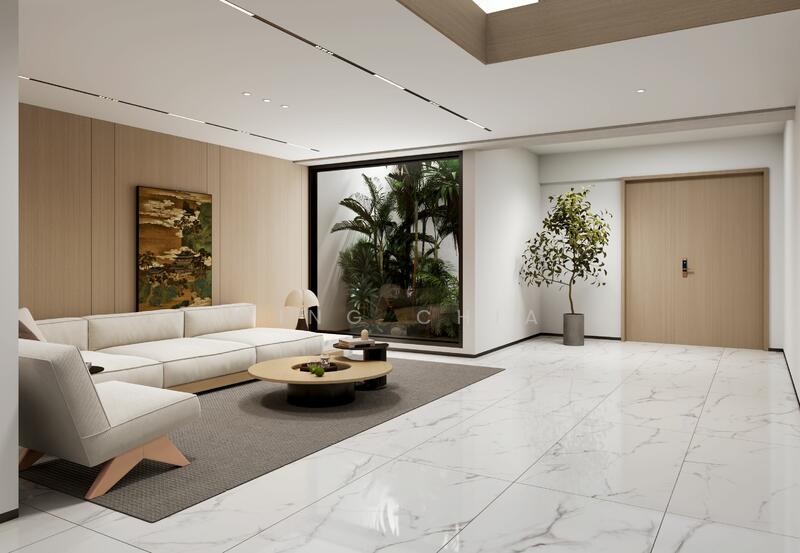 BRAND NEW! LIFT!! D20, Jalan Gelenggang /1km CHIJ ST. NICHOLAS GIRLS SCHOOL, 6 Bedrooms, 4,526 sqft, Terraced House For Sale, by Ming !, 60220753 - Living Room - PropertyGuru.com.sg