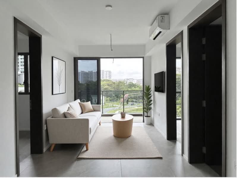 AMO Residence, 21 Ang Mo Kio Rise, 2 Bedrooms, 678 sqft, Condominium For Sale, by Louis Tay, 60220793 - Living Room (virtually staged) - PropertyGuru.com.sg