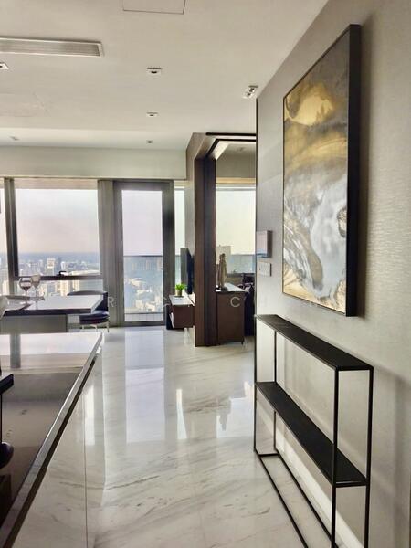 Wallich Residence, 3 Wallich Street, 2 Bedrooms, 915 sqft, Condominium For Rent, by Tracy Chen, 60220833 - Living Room - PropertyGuru.com.sg