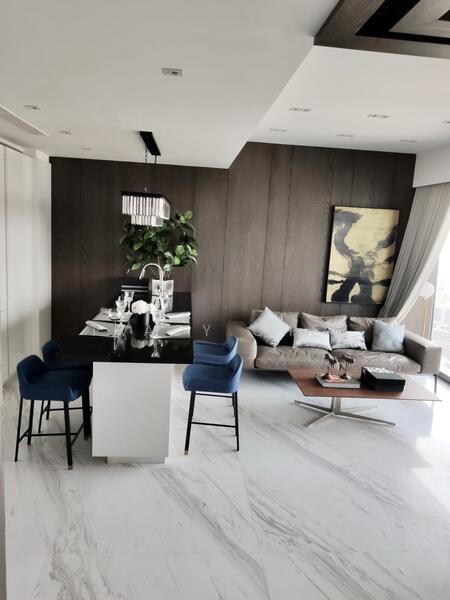 Wallich Residence, 3 Wallich Street, 2 Bedrooms, 915 sqft, Condominium For Rent, by Tracy Chen, 60220833 - Living Room - PropertyGuru.com.sg