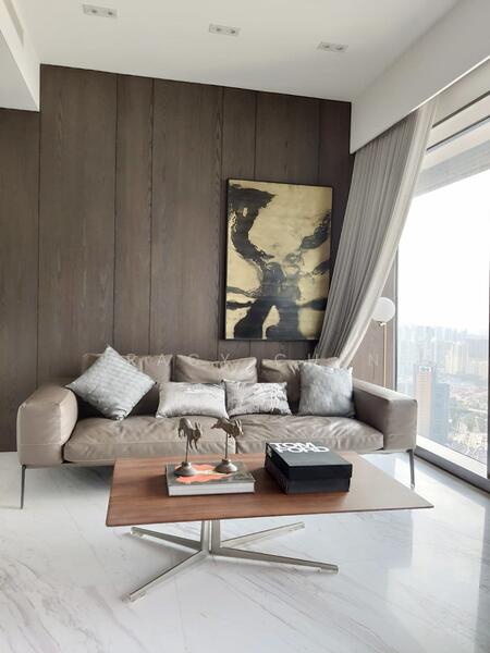 Wallich Residence, 3 Wallich Street, 2 Bedrooms, 915 sqft, Condominium For Rent, by Tracy Chen, 60220833 - Living Room - PropertyGuru.com.sg