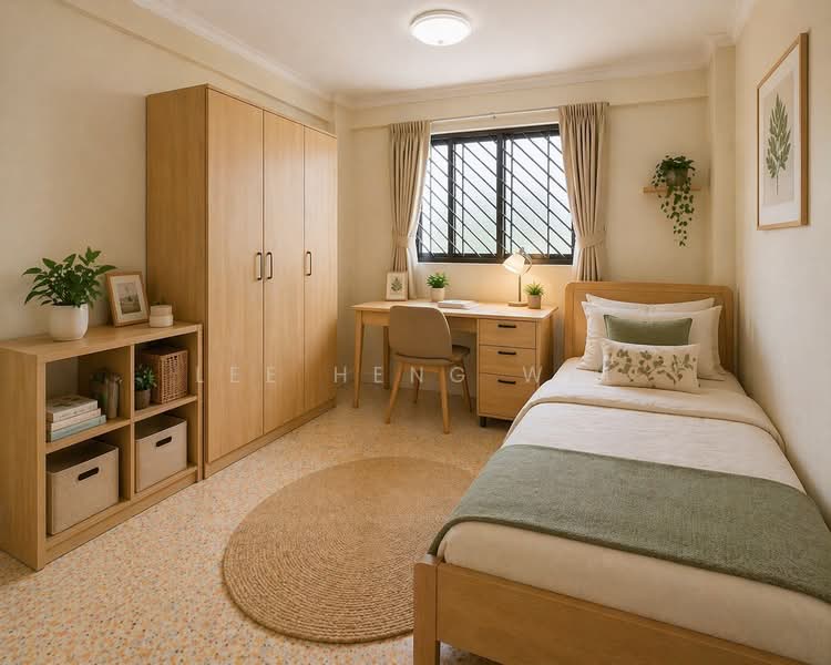 1 Hougang Avenue 3, 1 Hougang Avenue 3, 2 Bedrooms, 753 sqft, HDB Flat For Sale, by Lee Heng Wei, 60220841 - Bedroom - PropertyGuru.com.sg