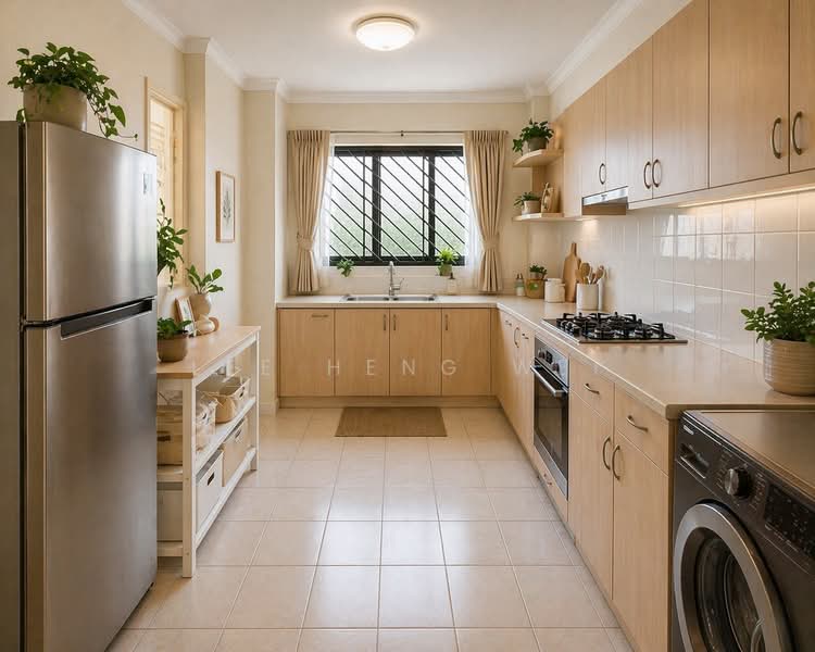 1 Hougang Avenue 3, 1 Hougang Avenue 3, 2 Bedrooms, 753 sqft, HDB Flat For Sale, by Lee Heng Wei, 60220841 - Kitchen - PropertyGuru.com.sg