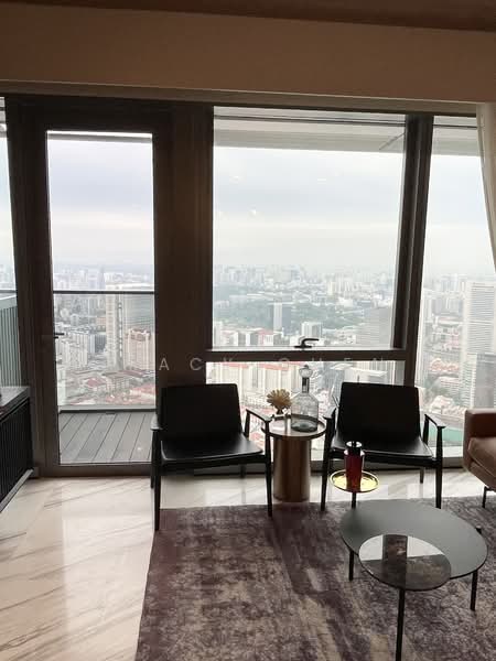 Wallich Residence, 3 Wallich Street, 2 Bedrooms, 915 sqft, Condominium For Rent, by Tracy Chen, 60220844 - Living Room - PropertyGuru.com.sg