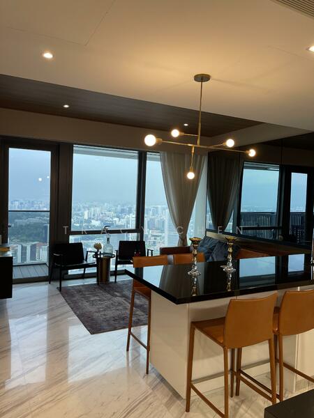Wallich Residence, 3 Wallich Street, 2 Bedrooms, 915 sqft, Condominium For Rent, by Tracy Chen, 60220851 - Living Room - PropertyGuru.com.sg