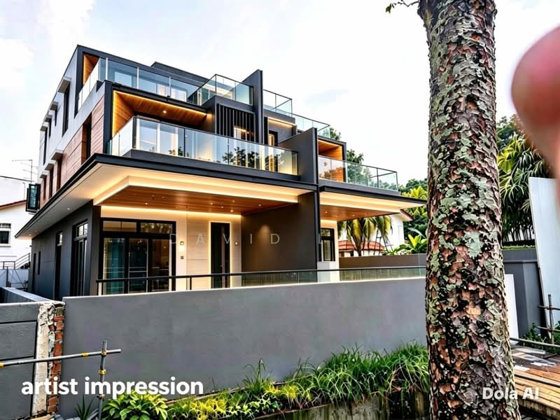 Dist 10 Gallop Park Collection Exclusive Brand New Detached, , 5 Bedrooms, 7,250 sqft, Detached House For Sale, by David Lim, 60220898 - Exterior - PropertyGuru.com.sg