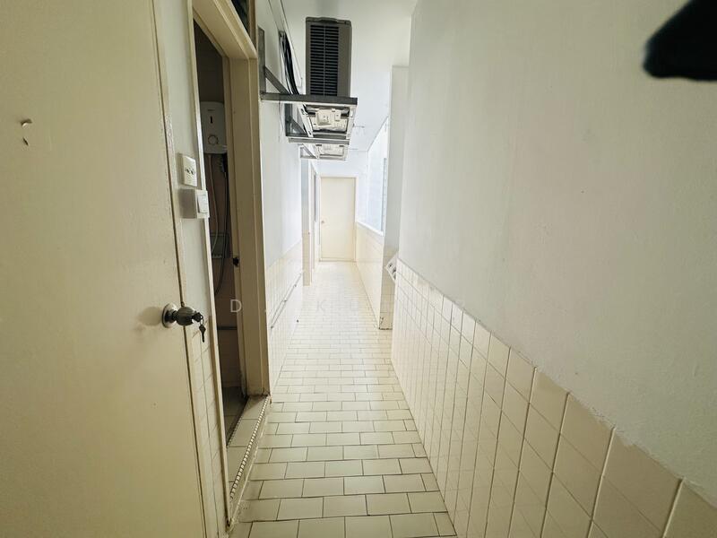 Yard area leading to helper room n bath 