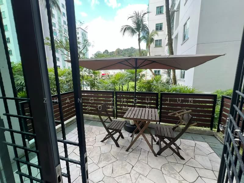 Springdale Condo, 53 Hindhede Walk, 3 Bedrooms, 1,216 sqft, Condominium For Rent, by Zhang Zhou Jun Summer, 60222381 - Balcony - PropertyGuru.com.sg