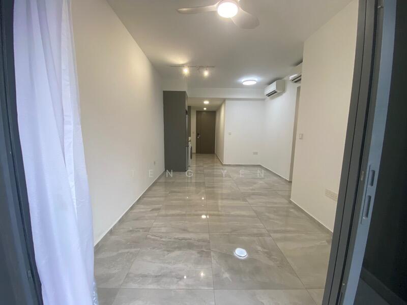 Living with balcony area