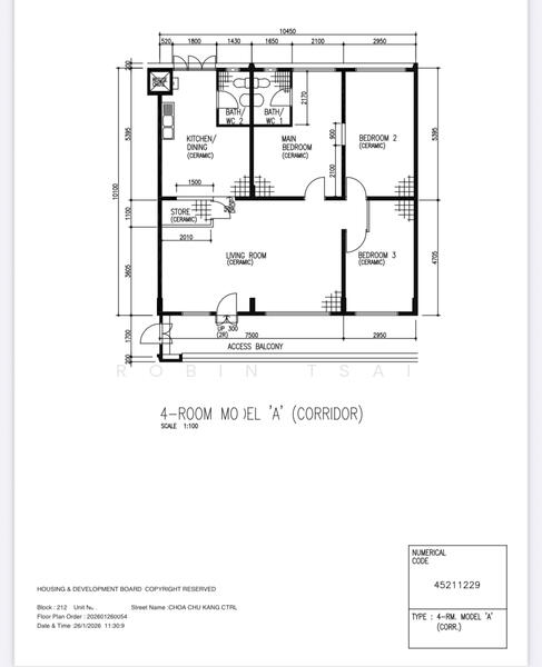 For Sale 212 Choa Chu Kang Central