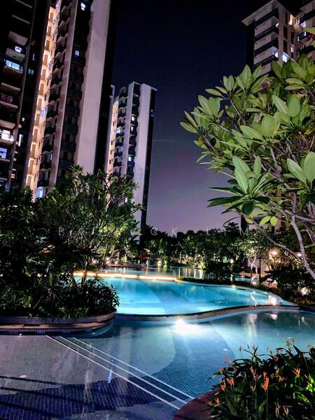 Night vision pool view 