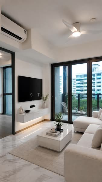 The Landmark, 173 Chin Swee Road, 1 Bedroom, 495 sqft, Condominium For Rent, by Stella Tan, 60223075 - Living Room - PropertyGuru.com.sg