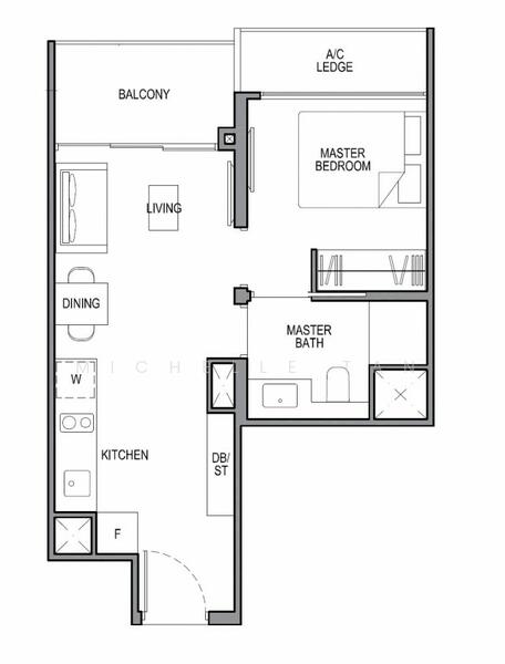 Park Colonial, 8 Woodleigh Lane, 1 Bedroom, 463 sqft, Condominium For Rent, by Michelle Tan, 60223390 - PropertyGuru.com.sg