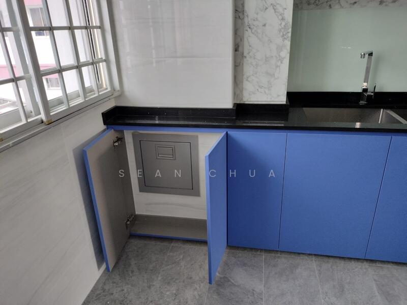 Refuse Chute in Kitchen