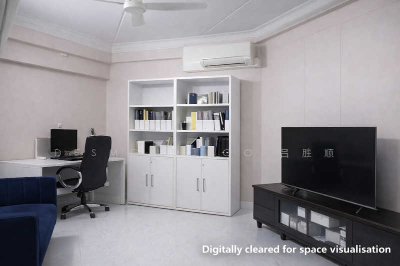 Living room / potential study room