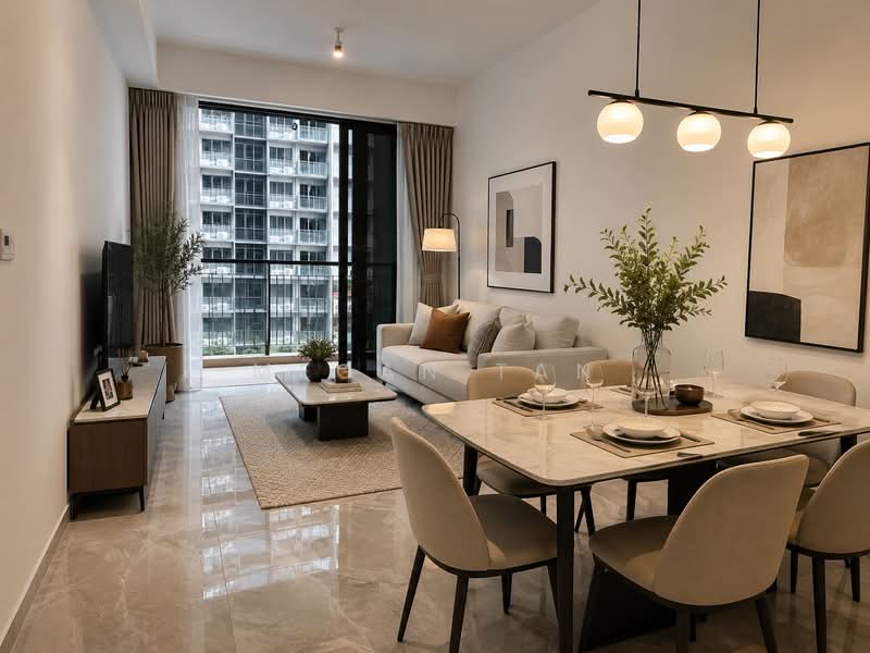 Tembusu Grand, 94 Jalan Tembusu, 2 Bedrooms, 743 sqft, Condominium For Sale, by Megan Tan, 60224269 - Living Room - PropertyGuru.com.sg