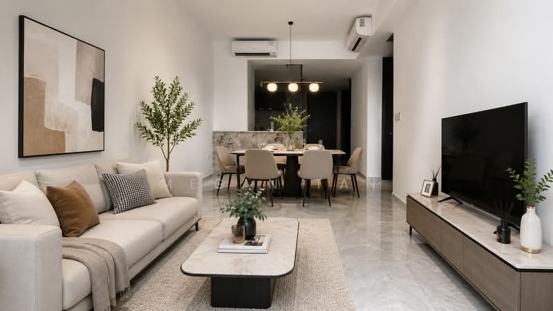 Tembusu Grand, 94 Jalan Tembusu, 2 Bedrooms, 743 sqft, Condominium For Sale, by Megan Tan, 60224269 - Living Room - PropertyGuru.com.sg