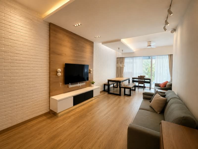 Double Bay Residences, 19D Simei Street 4, 3 Bedrooms, 1,367 sqft, Condominium For Sale, by Tan Linda, 60224529 - Living Room - PropertyGuru.com.sg
