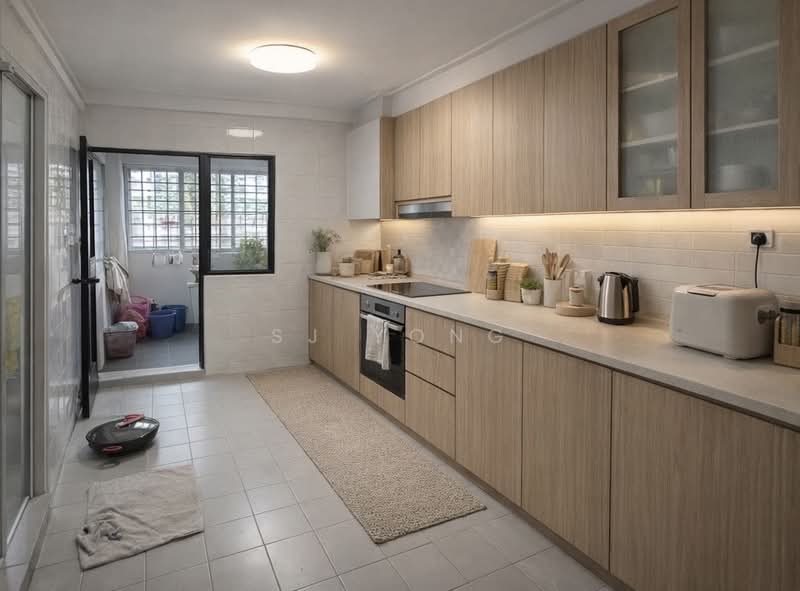 628A Woodlands Ring Road HDB Flat For Sale at S$ 538,000 | PropertyGuru Singapore - Kitchen (Illustration)