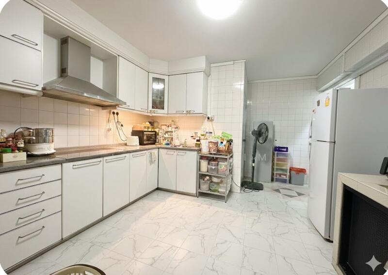 Virtual staged kitchen