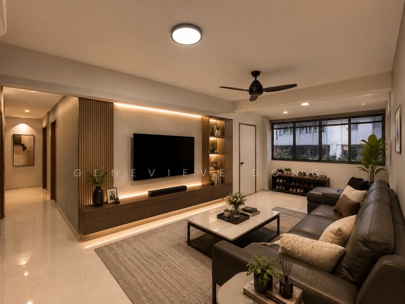 325 Woodlands Street 32, 325 Woodlands Street 32, 6 Bedrooms, 1,754 sqft, HDB Flat For Sale, by Genevieve Dong, 60226725 - Living Room - PropertyGuru.com.sg