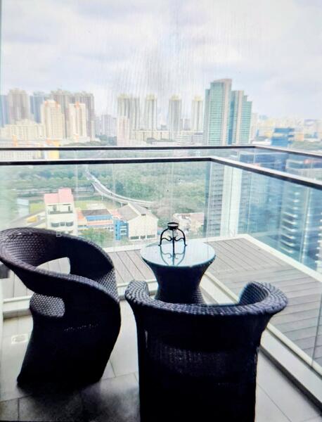 Domus, 8 Irrawaddy Road, 2 Bedrooms, 1,001 sqft, Condominium For Rent, by Bernice Ong, 60227078 - Balcony - PropertyGuru.com.sg