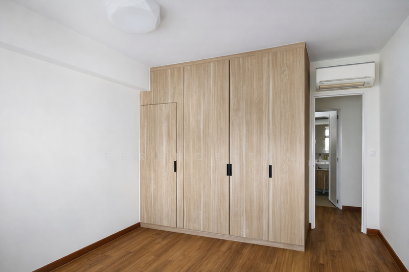 Master-bedroom with build in wardrobe