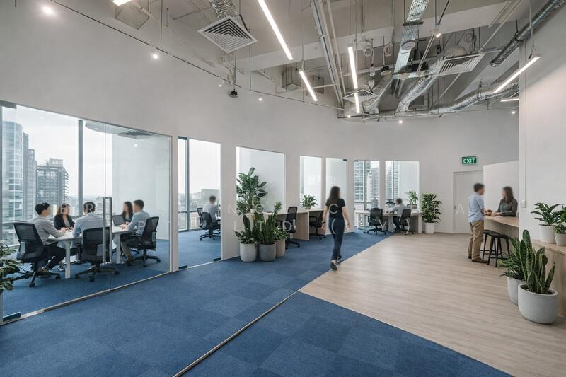 Oxley Tower, 138 Robinson Road, 4,672 sqft, Office For Sale, by CHEN TIANYI, 60227244 - Open workspace with meeting rooms - CommercialGuru.com.sg