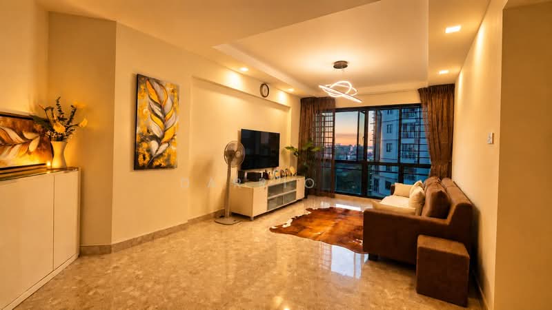 Simei Green Condominium, 1 Simei Street 4, 4 Bedrooms, 1,356 sqft, Condominium For Sale, by Darrio ., 60227682 - Living Room - PropertyGuru.com.sg