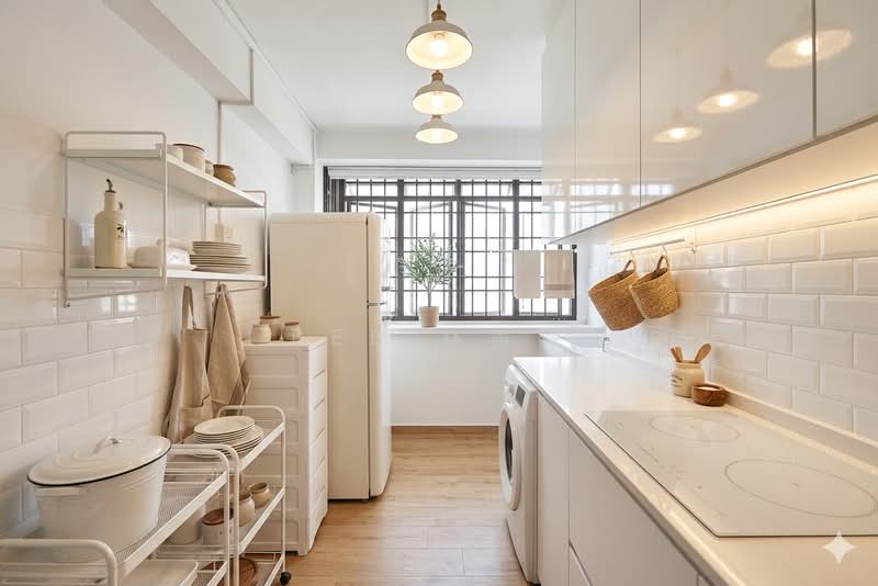 57 Circuit Road, 57 Circuit Road, 2 Bedrooms, 603 sqft, HDB Flat For Sale, by Bee 林美玲, 60228060 - Kitchen (AI Generated) - PropertyGuru.com.sg