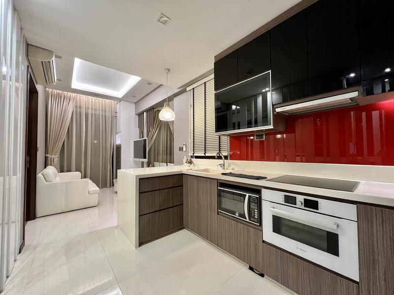 Open concept kitchen 