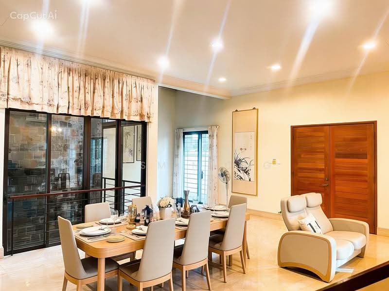 ☎️9386*7644 JASMIN ⭐️HENRY PARK ELEVATED SEMI-D⭐️, Holland Grove, Tanglin / Holland / Bukit Timah, 6 Bedrooms, 4,800 sqft, Semi-Detached House For Sale, by Jasmin Ong, 60228628 - Dining Room / Living Room - PropertyGuru.com.sg