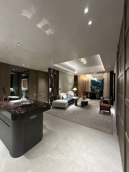 UPPERHOUSE at Orchard Boulevard Condominium For Sale at S$ 7,054,000 | PropertyGuru Singapore - Living Room