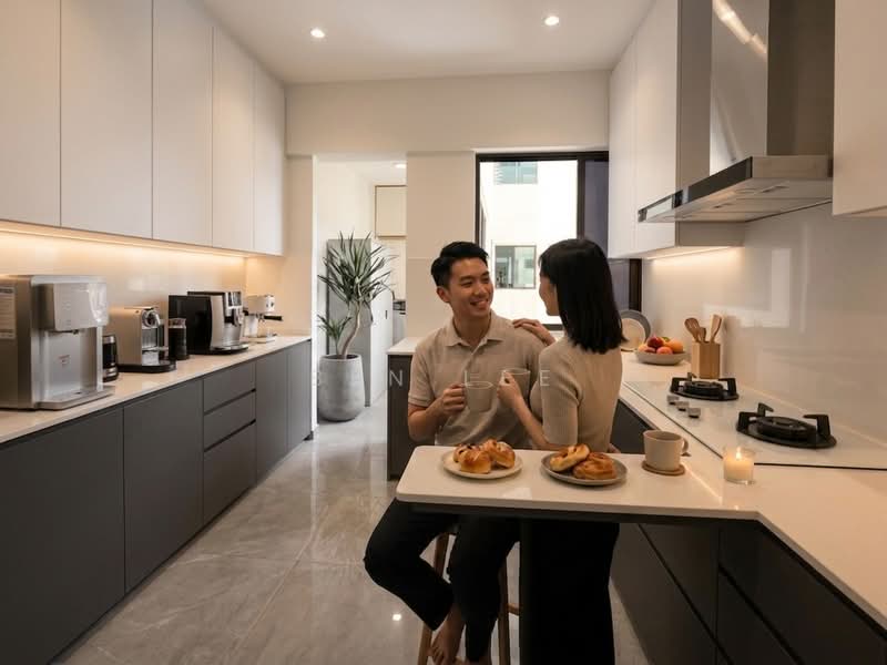 Neptune Court, 5 Marine Vista, 3 Bedrooms, 1,636 sqft, Apartment For Sale, by Ben Lee, 60229252 - Kitchen - PropertyGuru.com.sg