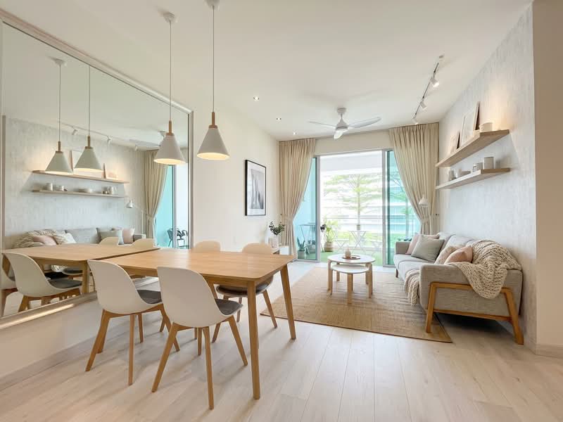 Luxe Ville, 338 Pasir Panjang Road, 2 Bedrooms, 980 sqft, Condominium For Sale, by Kelly Ting, 60229303 - Living Room - AI Generated - PropertyGuru.com.sg