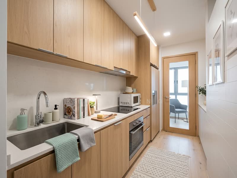 Luxe Ville, 338 Pasir Panjang Road, 2 Bedrooms, 980 sqft, Condominium For Sale, by Kelly Ting, 60229303 - Kitchen - AI generated - PropertyGuru.com.sg