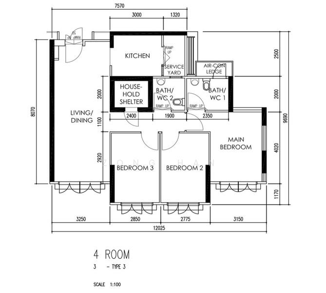For Rent 636C Senja Parc View