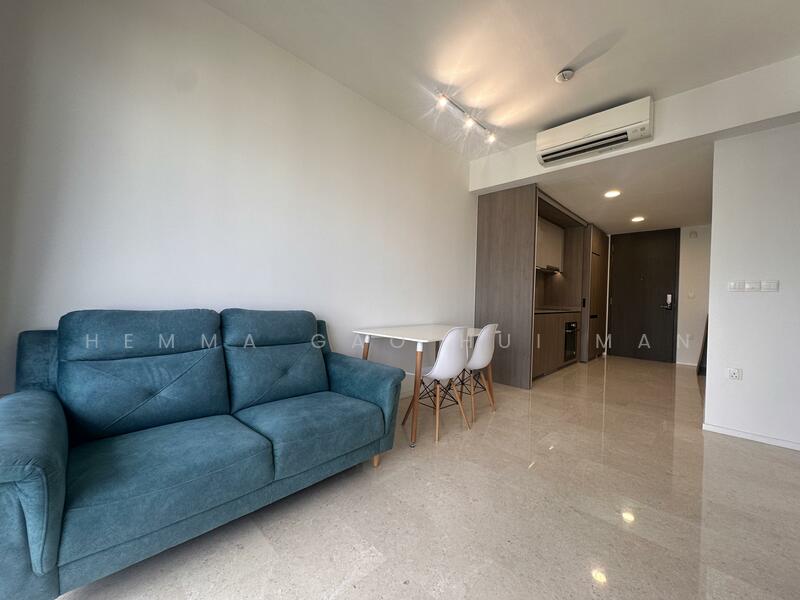 Avenue South Residence, 1 Silat Avenue, 1 Bedroom, 527 sqft, Condominium For Rent, by Hemma Gao Hui Man, 60231211 - Living Room - PropertyGuru.com.sg