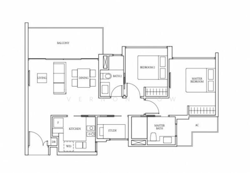 Bartley Ridge, 46 Mount Vernon Road, 2 Bedrooms, 850 sqft, Condominium For Rent, by Vernon Low, 60232307 - PropertyGuru.com.sg