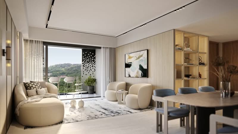 The Reserve Residences Condominium For Sale at S$ 4,875,000 | PropertyGuru Singapore - Living Room