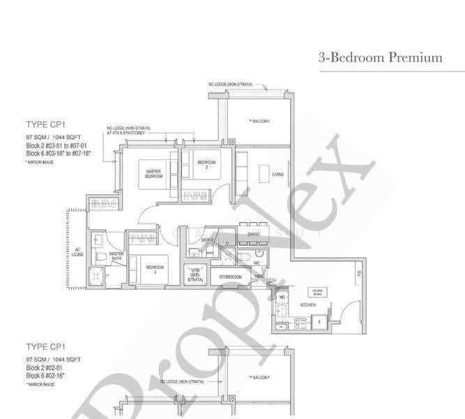 Mayfair Modern, 2 Rifle Range Road, Clementi Park / Upper Bukit Timah, 3 Bedrooms, 1,033 sqft, Condominium For Sale, by Oscar Tsui, 60232726 - PropertyGuru.com.sg