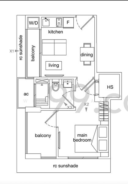 Leicester Suites, 10 Leicester Road, 1 Bedroom, 420 sqft, Condominium For Rent, by William Tay, 60232790 - PropertyGuru.com.sg