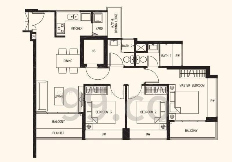 588B Ang Mo Kio Street 52 HDB Flat For Sale at S$ 1,150,000 | PropertyGuru Singapore