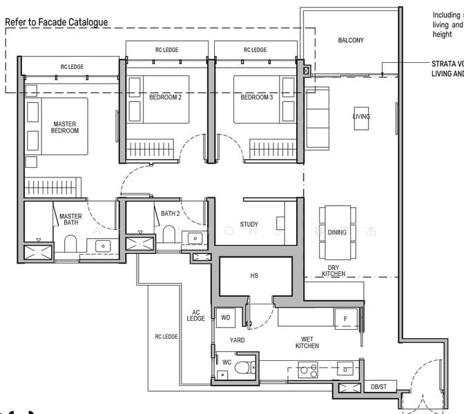 Tembusu Grand, , 3 Bedrooms, 1,173 sqft, Condominium For Rent, by Jay Choong 钟志杰, 60233765 - PropertyGuru.com.sg