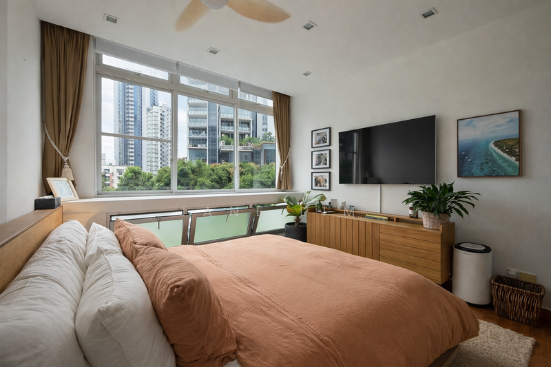 Belmond Green, 15 Balmoral Road, 2 Bedrooms, 980 sqft, Condominium For Rent, by Jane Lim, 60234107 - Master Bedroom - PropertyGuru.com.sg