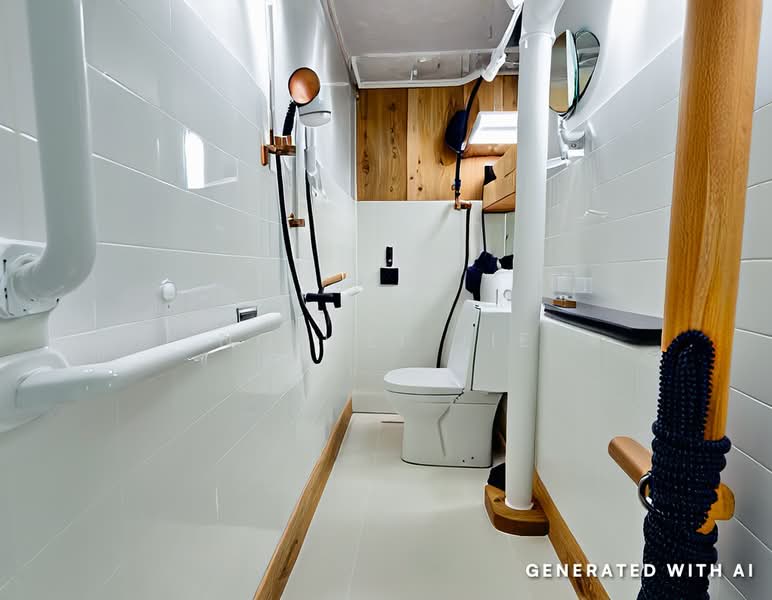 24 Balam Road, 24 Balam Road, 2 Bedrooms, 646 sqft, HDB Flat For Sale, by Ng Wei Jie, 60234110 - Bathroom - PropertyGuru.com.sg