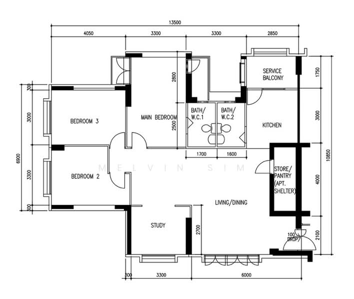 316 Sembawang Vista, 316 Sembawang Vista, 3 Bedrooms, 1,313 sqft, HDB Flat For Sale, by Melvin Sim, 60234392 - PropertyGuru.com.sg