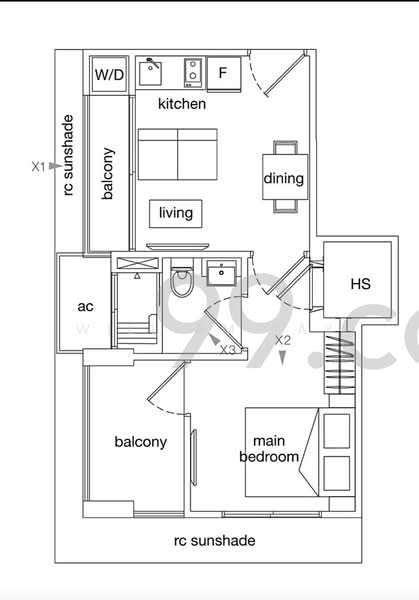 Leicester Suites, 10 Leicester Road, 1 Bedroom, 420 sqft, Condominium For Rent, by William Tay, 60234515 - PropertyGuru.com.sg