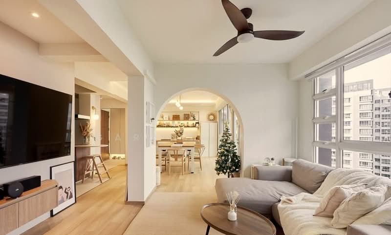 268B Punggol Field HDB Flat For Sale at S$ 790,000 | PropertyGuru Singapore - Living Room